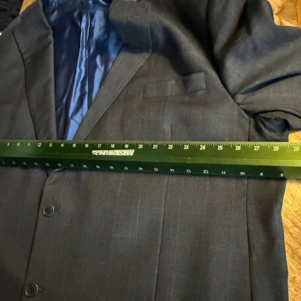 Brooks Brothers Blazer Custom Tailored Vintage USA‎ Union made Plaid Wool 55 L
